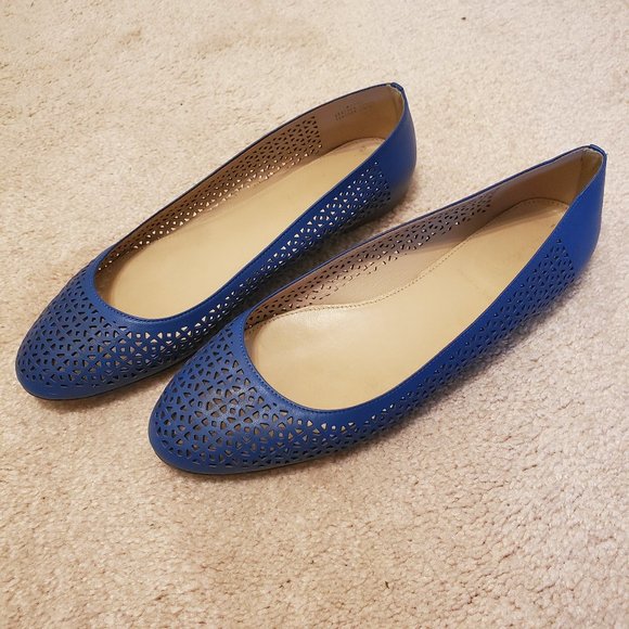 Blue Ballet Flats - Picture 2 of 2